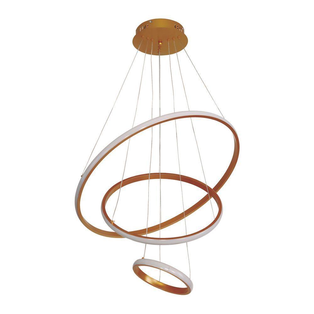 Lustre Pendente Astraled Mintaka Pl-9805 Dourado Led Bivolt - 1