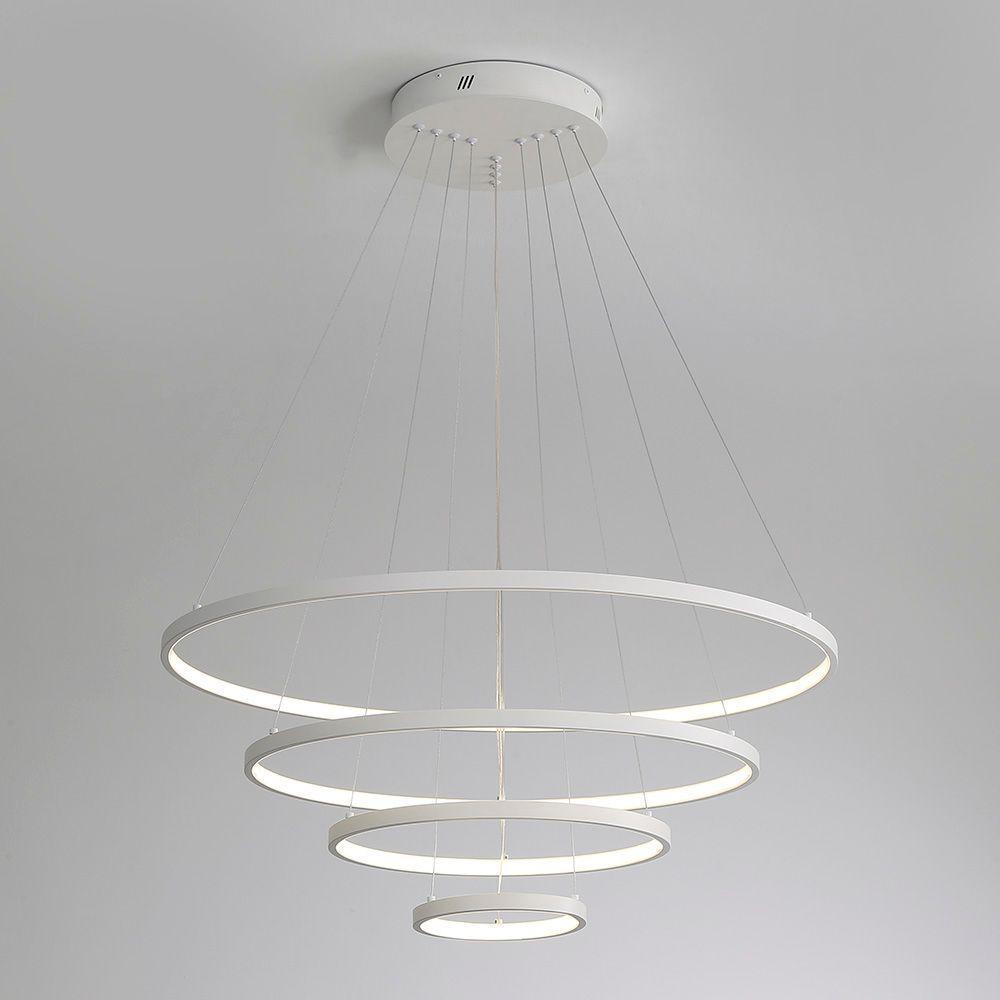 Lustre Pendente Skylight Júpiter 3038 Led Bivolt Branco - 4
