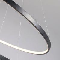 Lustre Pendente Skylight Júpiter 3038 Led Bivolt Preto - 5