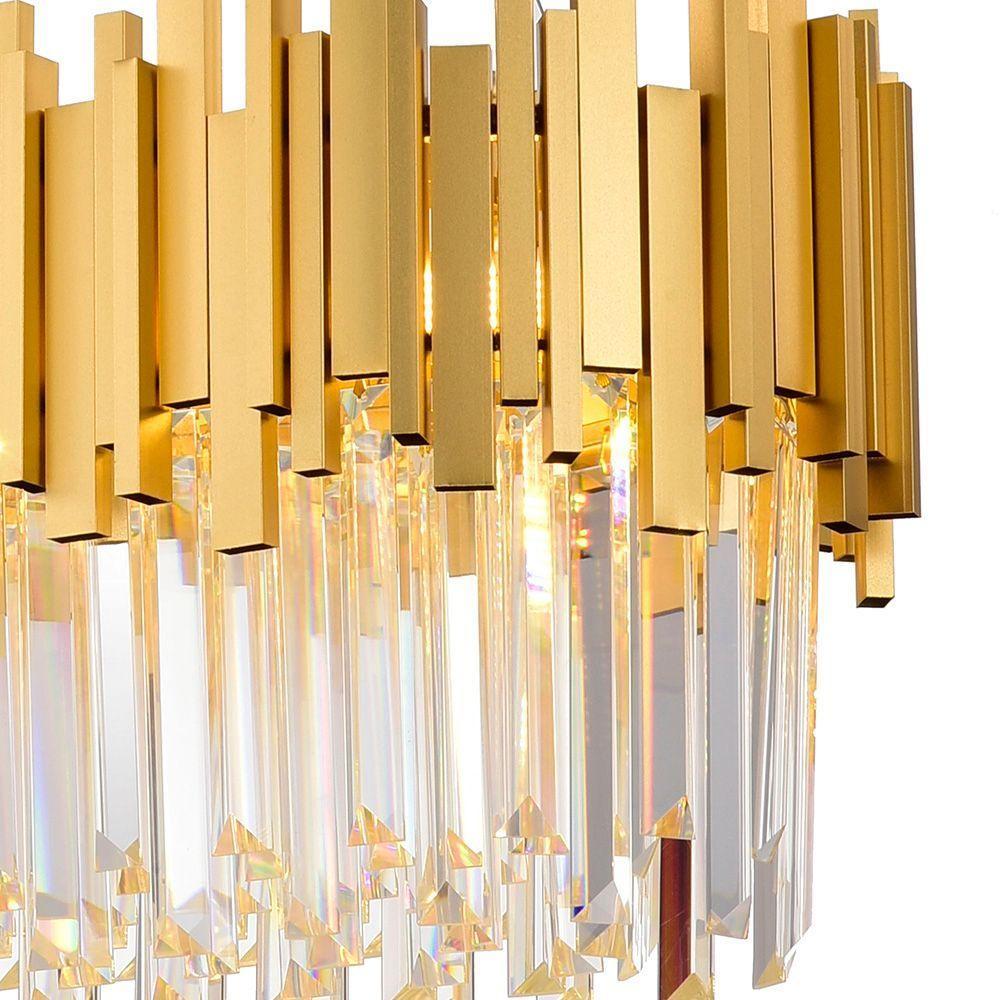 Lustre Pendente Skylight Fancy 3013-1 G9 Bivolt Dourado-transparente - 2