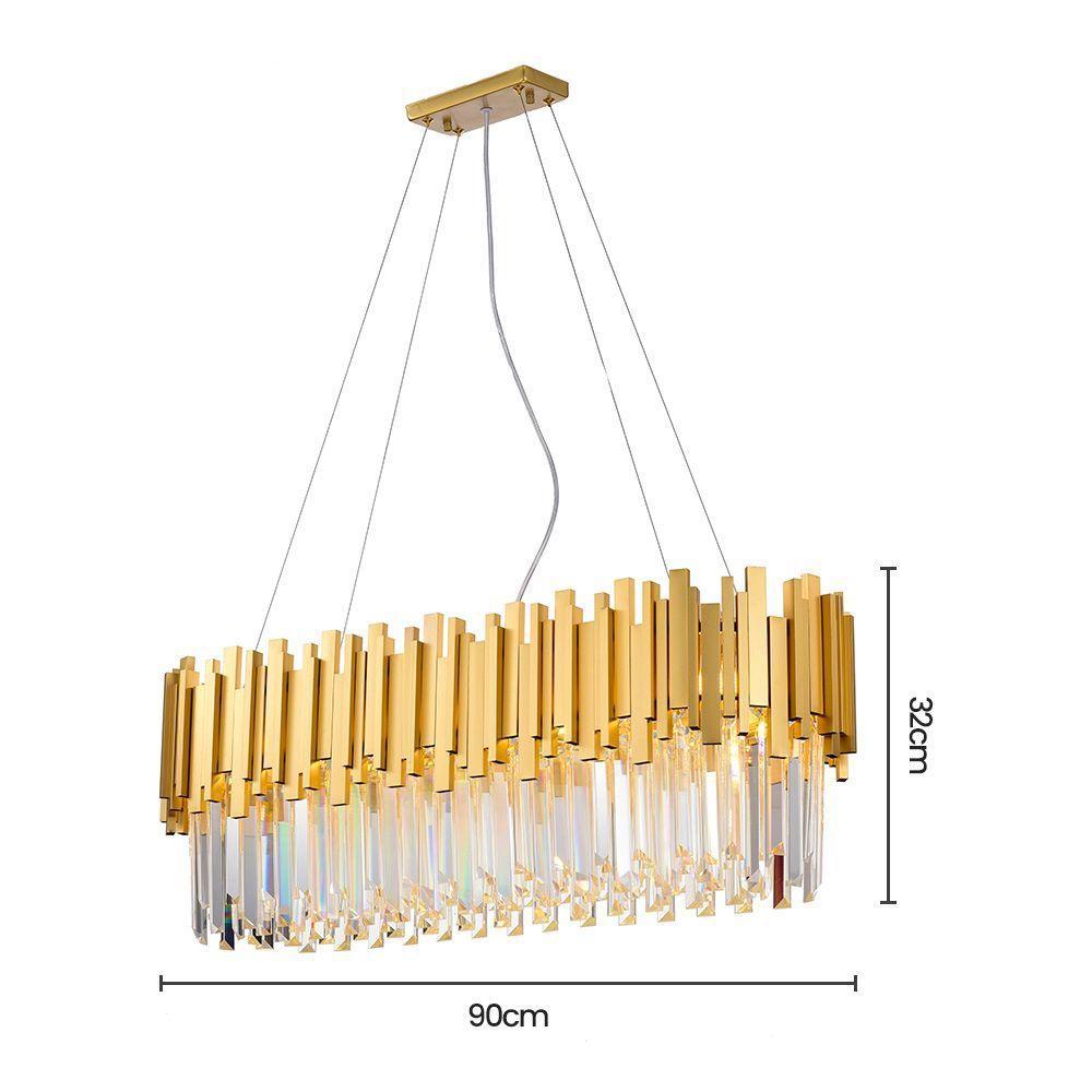 Lustre Pendente Skylight Fancy 3013-1 G9 Bivolt Dourado-transparente - 4