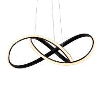 Lustre Pendente Skylight Strip 3017 Led Bivolt Preto - 1