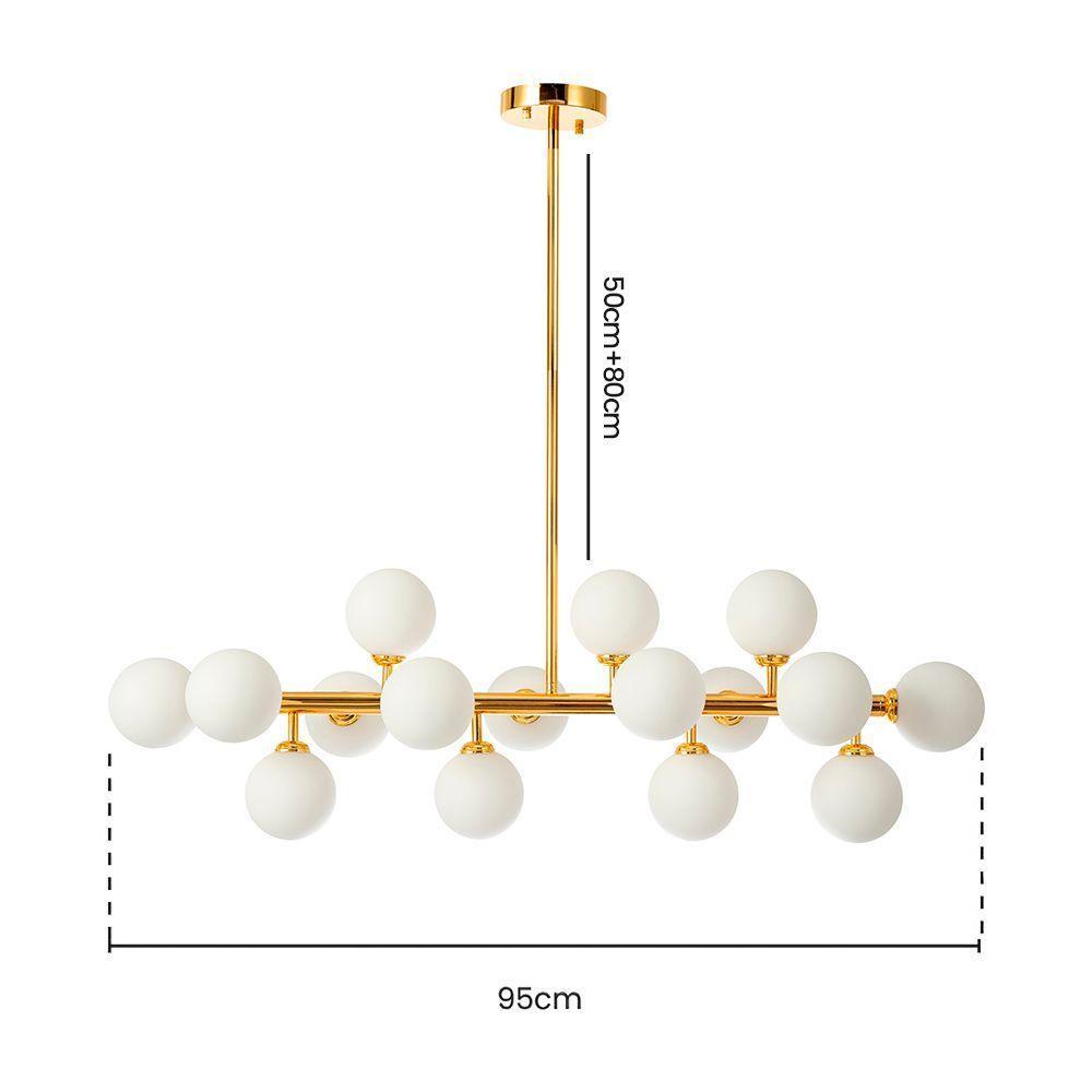 Lustre Pendente Skylight Cotton 3027 Dourado G9 Bivolt Dourado - 3