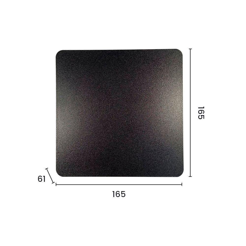 Arandela Astraled Mirach Led Quadrada 12w Bivolt Preto Ad-4029 - 2