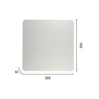 Arandela Astraled Mirach Led Quadrada 12w Bivolt Branco Ad-4030 - 2