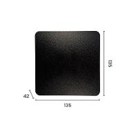 Arandela Astraled Mirach Led Quadrada 6w Bivolt Preto Ad-4045 - 2