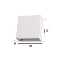 Arandela Astraled Aquila Led Bivolt Branco Ad-4008 - 2