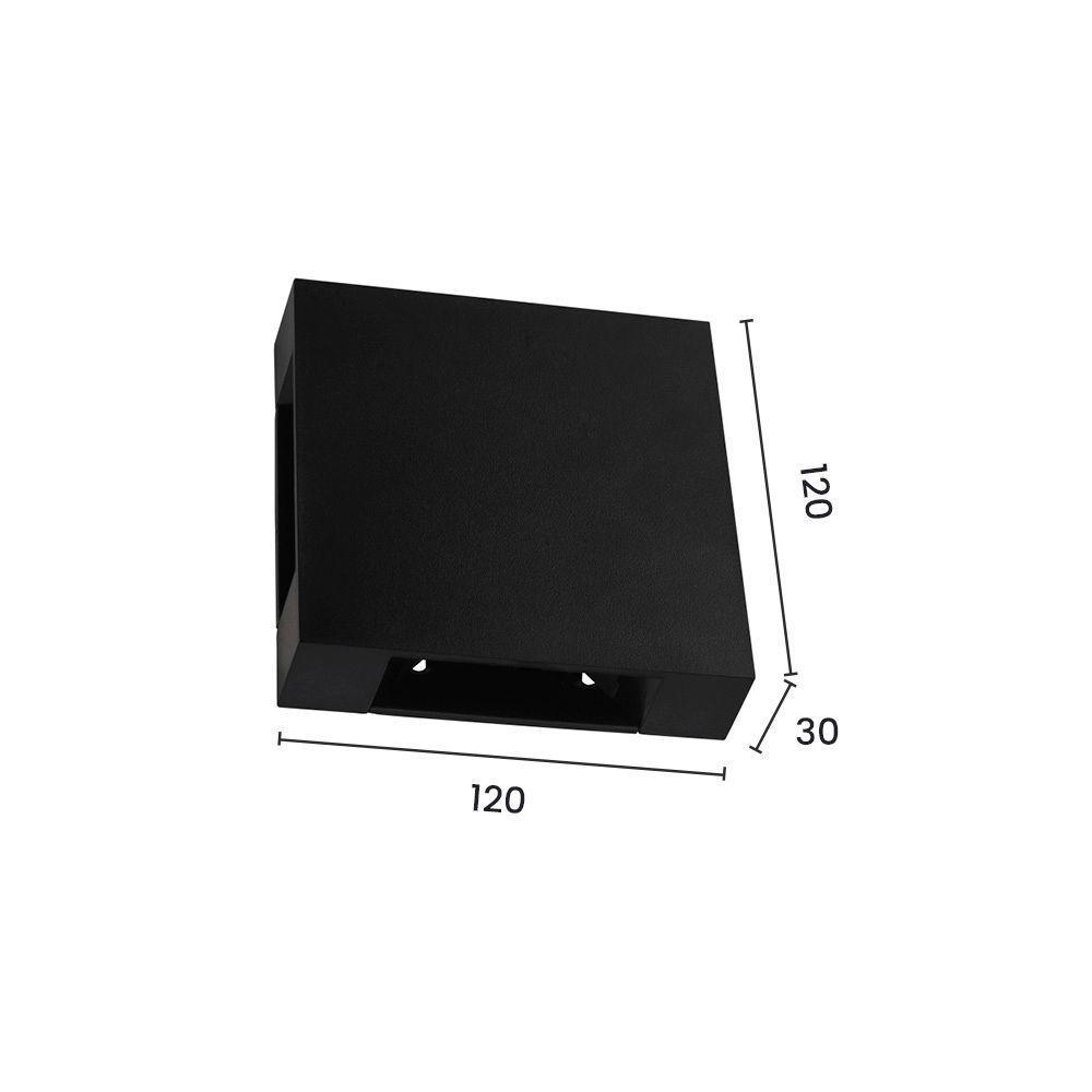 Arandela Astraled Kamuy Led Bivolt Preto Ad-4051 - 2