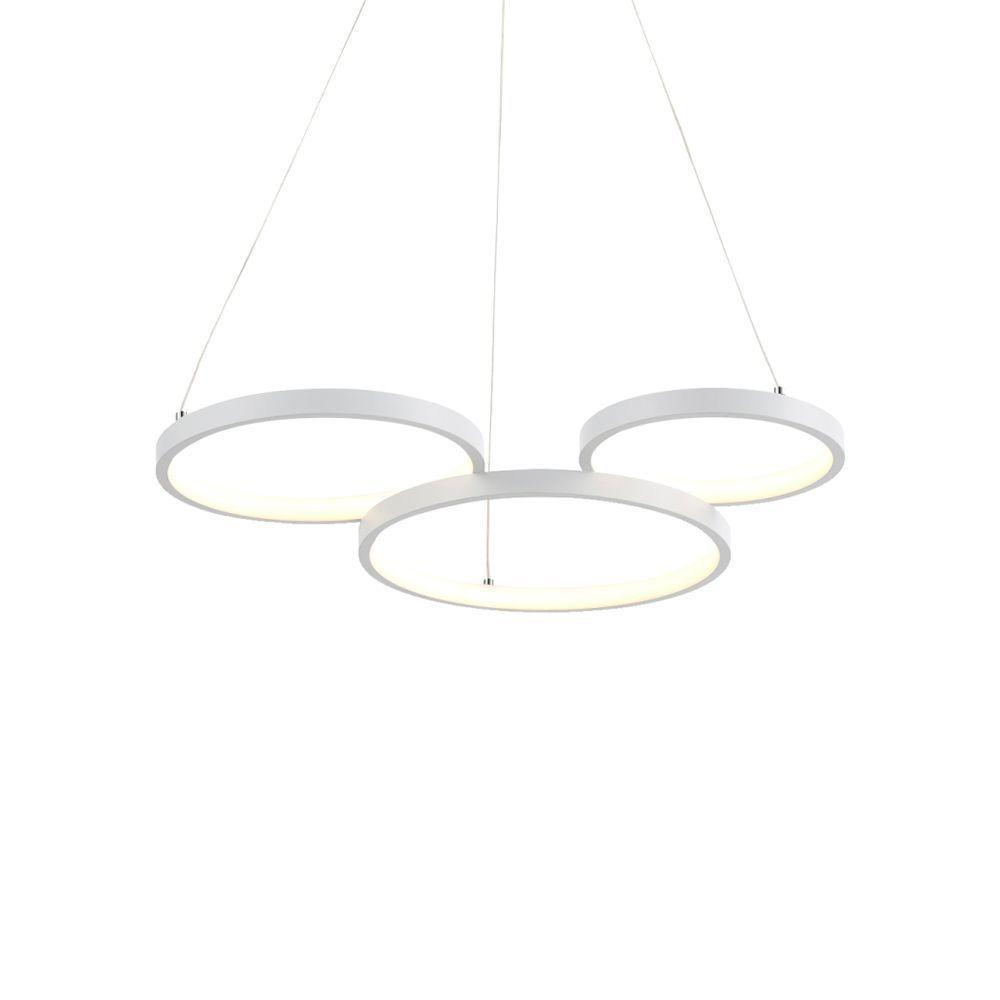 Lustre Pendente Astraled Naida Pl-9835 Branco Led Bivolt - 1