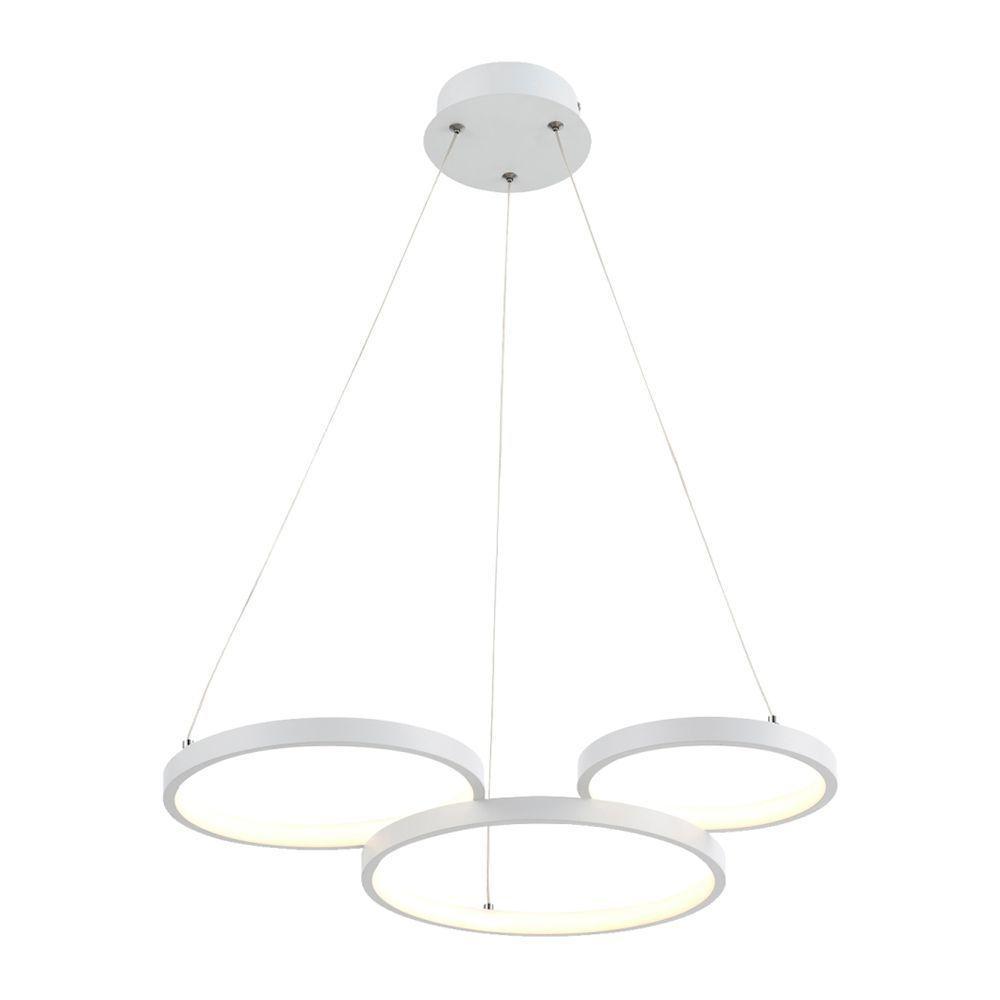 Lustre Pendente Astraled Naida Pl-9835 Branco Led Bivolt - 2