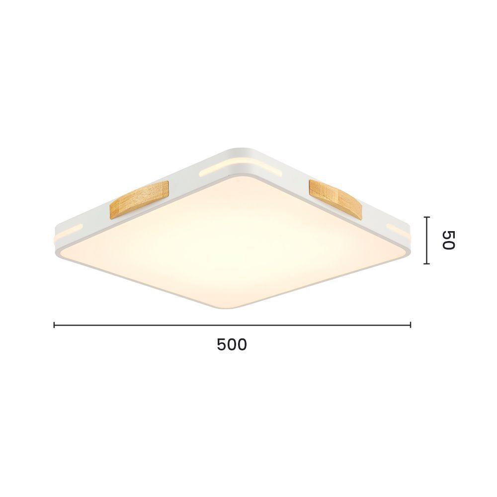 Plafon Astraled Qyro P-9946 Quadrado Led Bivolt Branco - 2