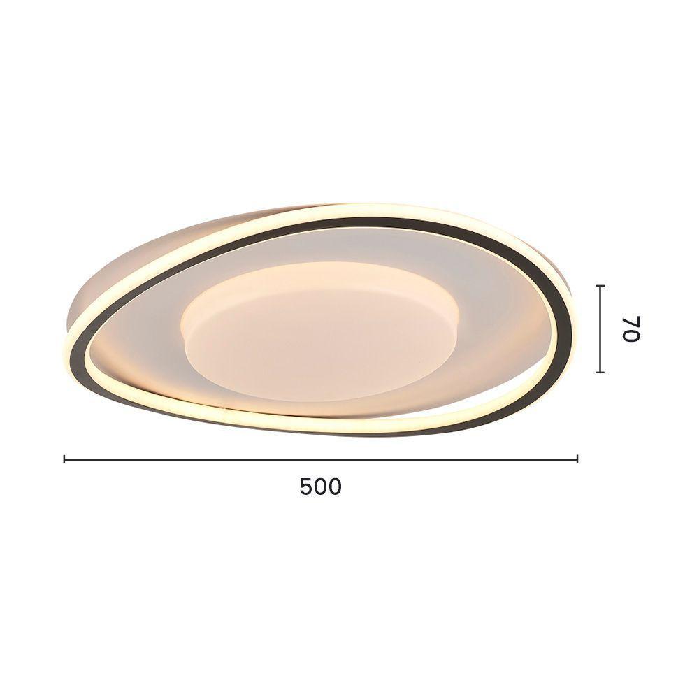 Plafon Astraled Zuxe P-9933 Led Bivolt Preto - 2