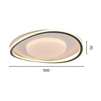 Plafon Astraled Zuxe P-9933 Led Bivolt Preto - 2