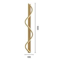 Arandela Astraled Struve Led Bivolt Dourado Ad-2504 - 2