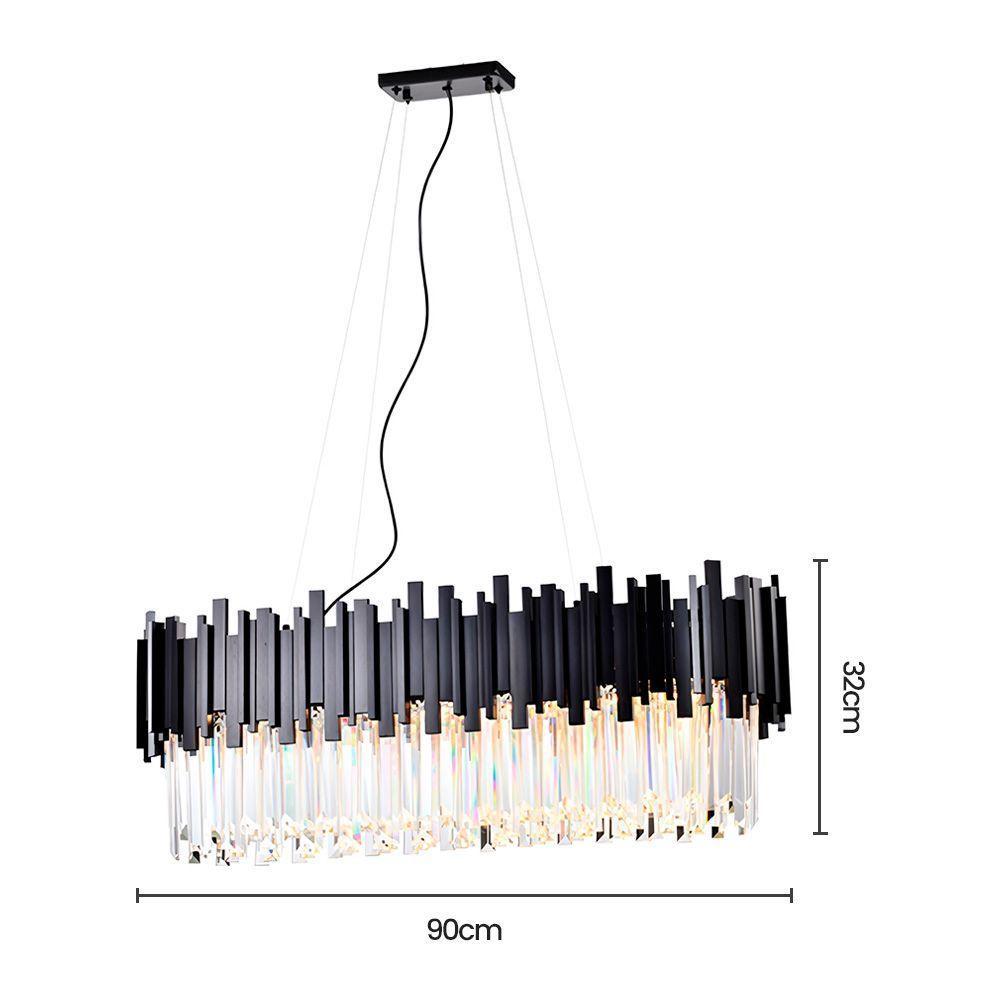 Lustre Pendente Skylight Fancy 3013-1 G9 Bivolt Preto-transparente - 4