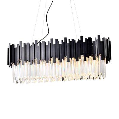 Lustre Pendente Skylight Fancy 3013-1 G9 Bivolt Preto-transparente