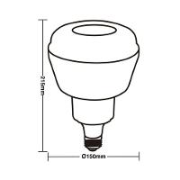 Lâmpada Led Taschibra Tkl 330 61w E27 Bivolt 6500k Luz Branca - 2