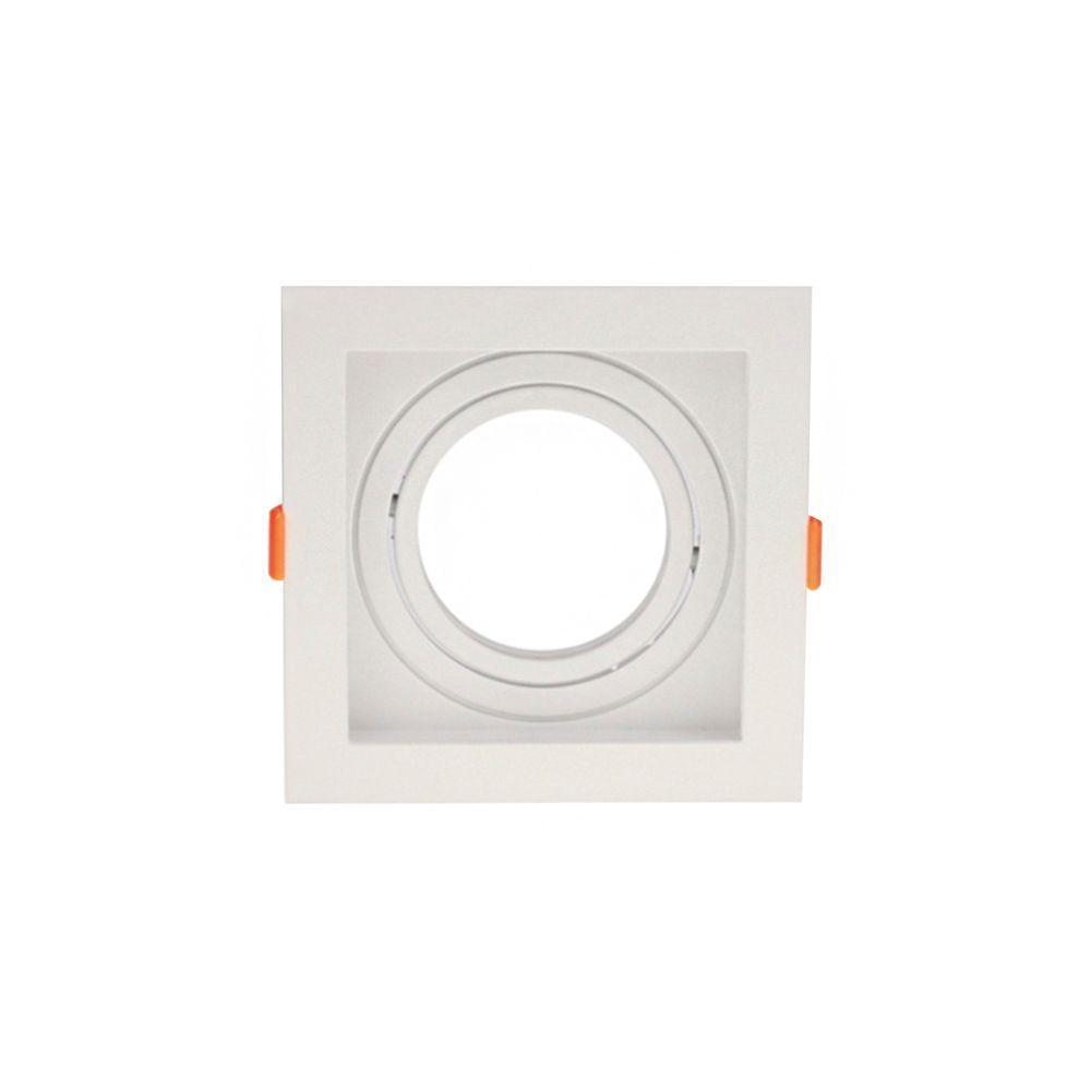 Spot De Embutir Recuado Astraled Berenices Para Lâmpada Par 30 Quadrado Branco Sp-7620 - 1