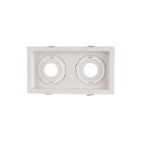 Spot De Embutir Recuado Astraled Berenices Para 2 Lâmpadas Par 20 Branco Sp-7638 - 1