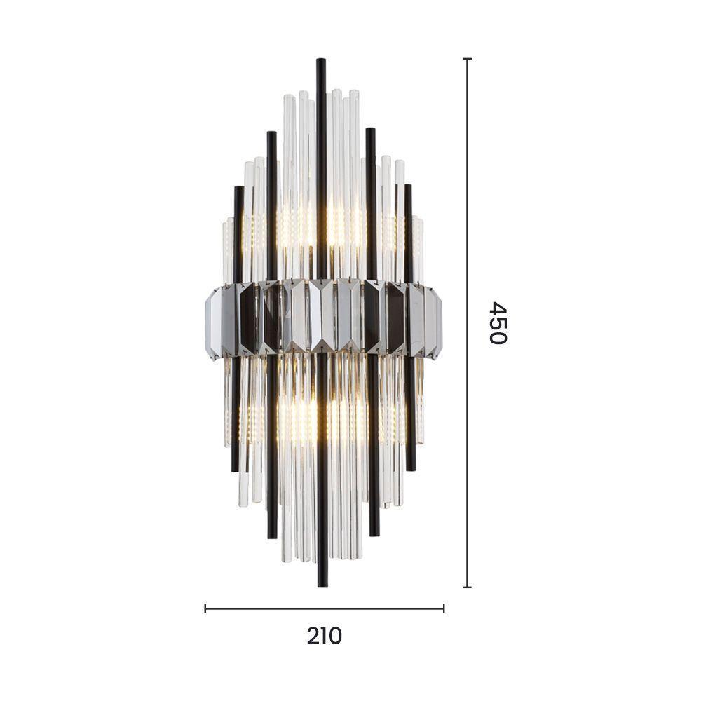 Arandela Astraled Rukbat G9 Bivolt Preto Ad-2022 - 2