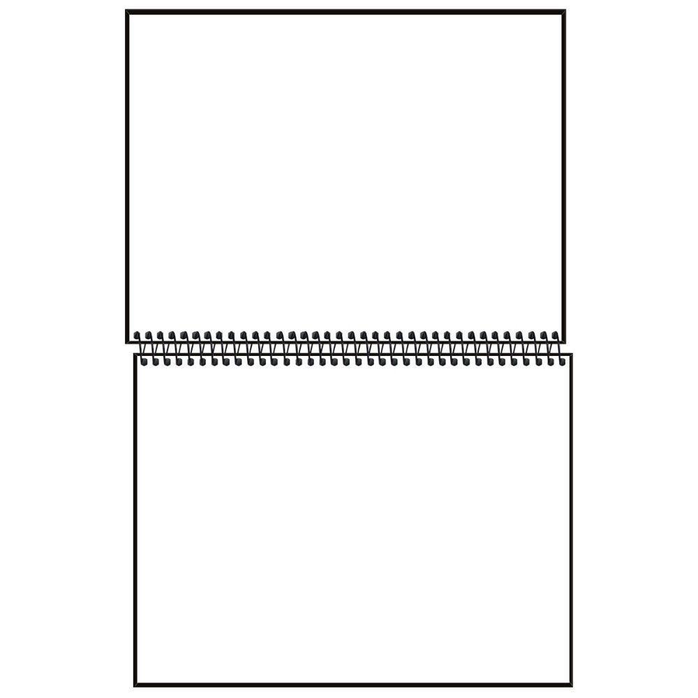 Caderno Sketchbook Espiral Capa Plástica A4 Académie Sense 150g 50 Folhas Tilibra - 3