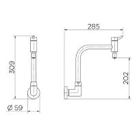 Torneira Docol Nova Lóggica 1138206 De Parede Cromada - 2