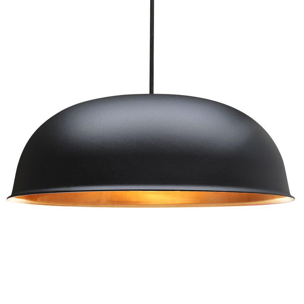 Lustre Pendente Taschibra Black Festival E27 Bivolt Preto - 2