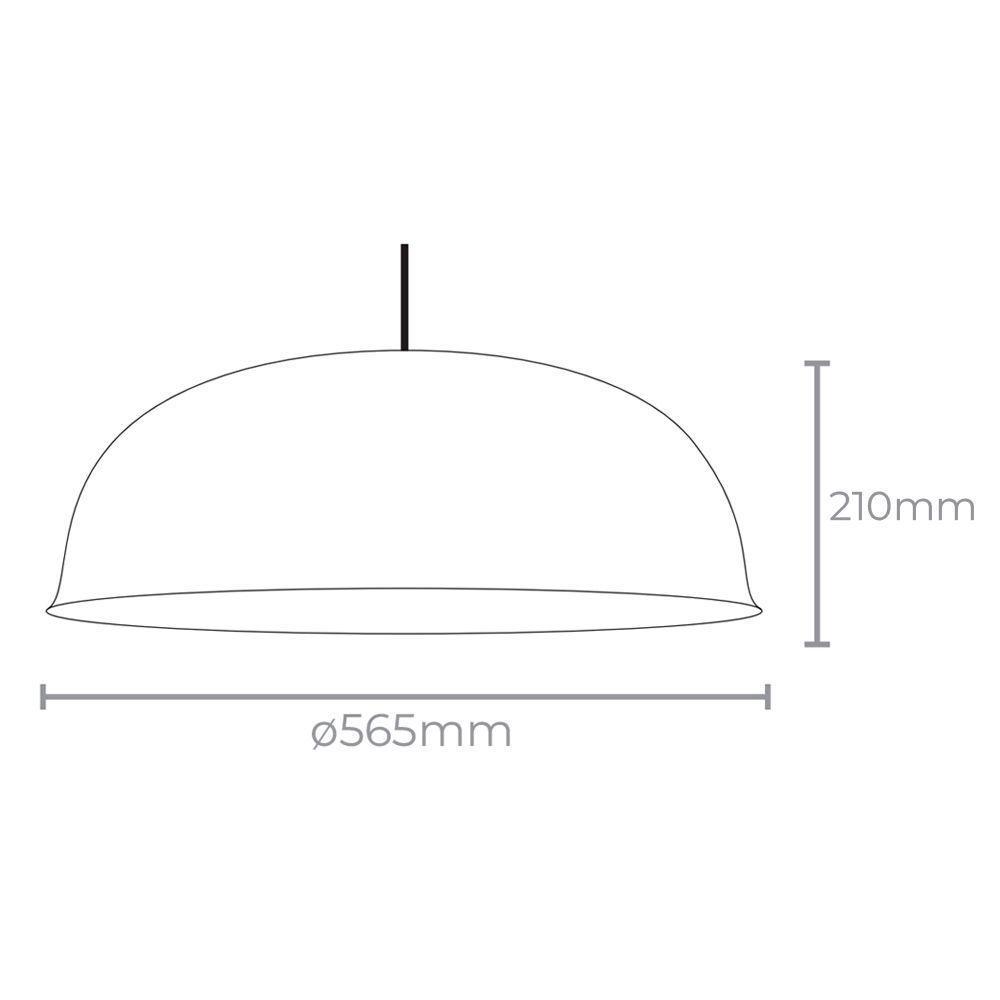 Lustre Pendente Taschibra Black Festival E27 Bivolt Preto - 4