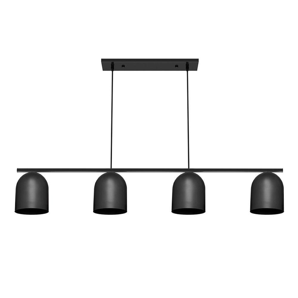 Lustre Pendente Taschibra Folk E27 Bivolt U Preto Unica 02110284-18 - 1