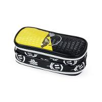 Kit Mochila De Rodinhas + Lancheira + Estojo Duplo Emoji Denlex - 4