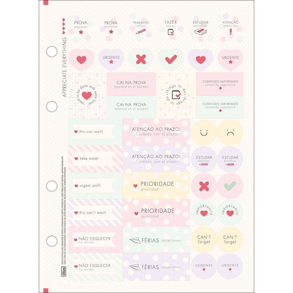 Refil Tiliflex Caderno Argolado Cartonado Colegial Soho 80 Folhas Tilibra - 2