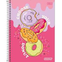 Caderno Espiral Capa Dura Universitário 1 Matéria Show Feminino 80 Folhas Tilibra Estampa 3 - 1