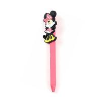 Caneta Esferográfica Retrátil Escrita Azul Disney Minnie Mouse Molin Rosa Escuro - 1