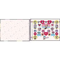Caderno De Cartografia E Desenho Espiral Capa Dura Minnie 80 Folhas Tilibra Preto - 3
