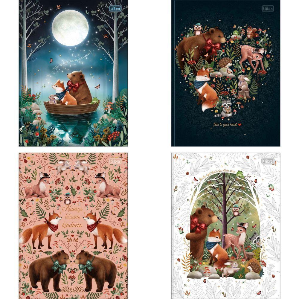 Caderno Brochura Capa Dura Universitário Loveland 80 Folhas Tilibra Azul - 2