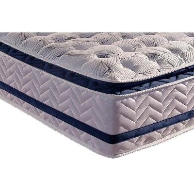 Cama Box Queen: Colchão Molas Ensacadas Paropas Blue + Base Crc Rústico Black (158x198)