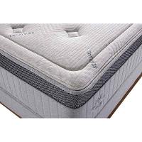 Cama Box Queen: Colchão Molas Ensacadas Herval Serenity Dream C1663 + Base Crc Suede Gray (158x198x35) - 3