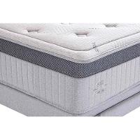 Cama Box Queen: Colchão Molas Ensacadas Herval Serenity Dream C1663 + Base Crc Suede Gray (158x198x35) - 4