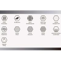 Cama Box Solteiro: Colchão Molas Ensacadas Herval La Playa C1634 + Base Crc Suede Gray (88x188x28) - 2