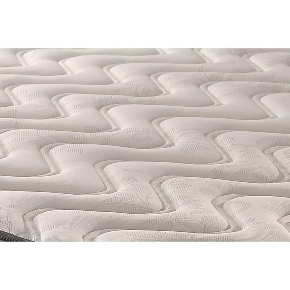 Cama Box King: Colchão Espuma D45 Paropas Pasquale Plus Gray + Base Crc Suede Black (193x203) - 4