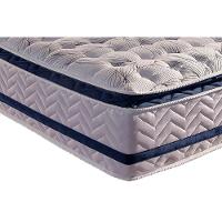Cama Box Queen: Colchão Molas Masterpocket Ensacadas Paropas Blue + Base Crc Rústico Black (158x198) - 7