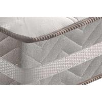 Cama Box Solteiro: Colchão Espuma D33 Paropas D45- Pro Sono Double Face Prata + Base Crc Courano White (88x188) - 5