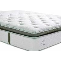 Cama Box Casal: Colchão Molas Masterpocket Ensacadas Herval Imperatore Gold C1655 + Base Crc Suede Gray (138x188x34)