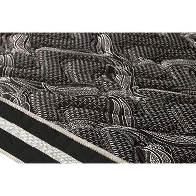 Cama Box Queen: Colchão Ortopédico Paropas D28 - Master Ag80 Black Double Face 25 + Base Crc Suede Black (158x198)