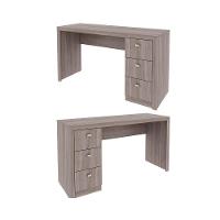 Mesa De Computador Me4102 Com 3 Gavetas Branco Tecno Mobili - 6