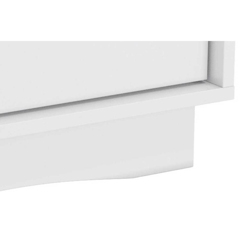 Mesa Cabeceira Infantil Com 2 Gavetas M261 Branco Kappesberg - 6