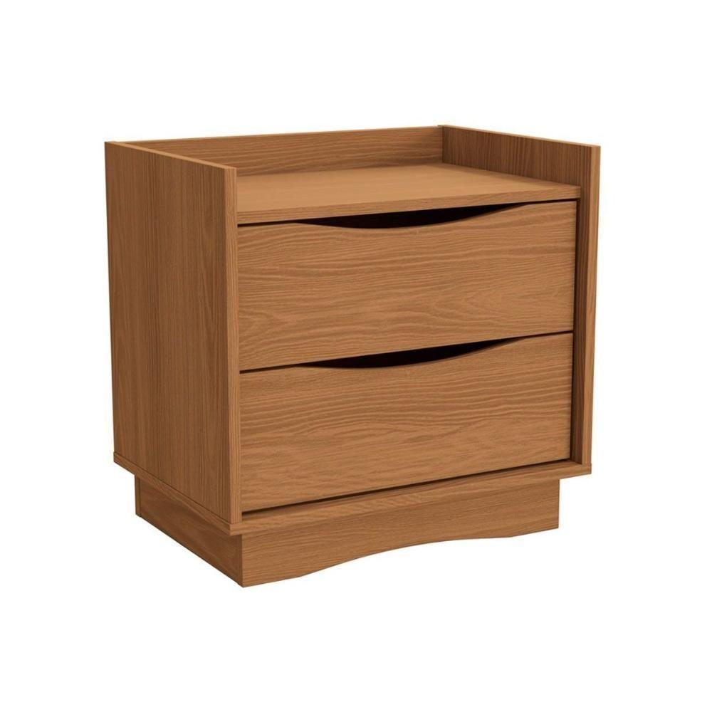 Mesa Cabeceira Infantil Com 2 Gavetas M261 Canela Kappesberg - 1