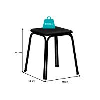 Mesa Para Cozinha Dobrável E 4 Banquetas 1748 Branco Carraro