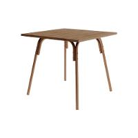 Mesa Para Cozinha 1569 Com Tampo Madeirado 90cm Rose Freijó Carraro - 1