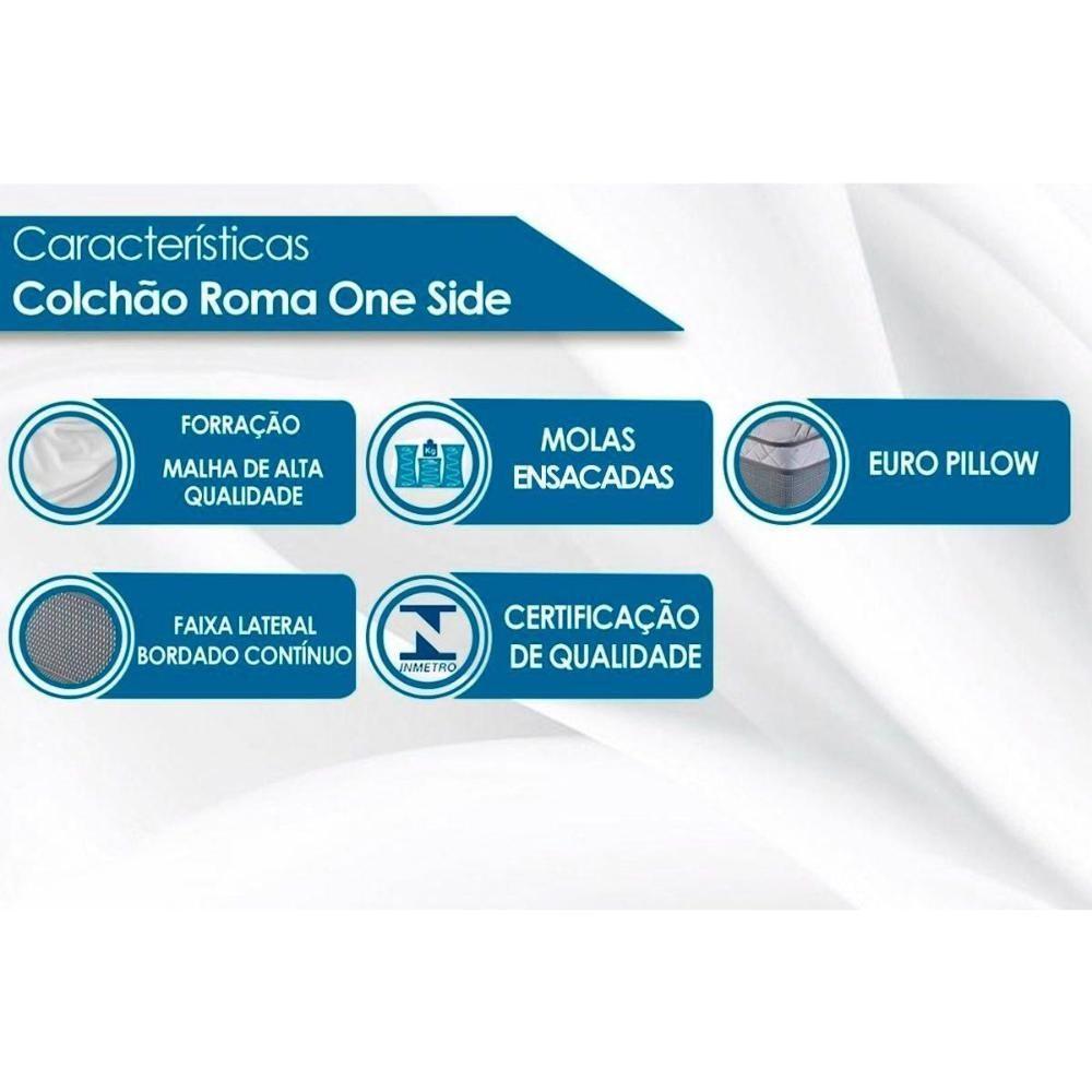 Cama Box Baú Casal: Colchão Molas Ensacadas Luckspuma Roma + Base Crc Suede Black (138x188) - 2